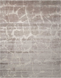 Nourison Silken Shadow SHA02 Silver Rug