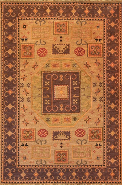 Tibet Rug Company Kazak KAZAK7 Light Brown Rug