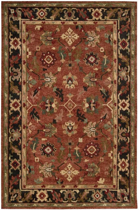 Nourison Tahoe TA12 Rust Rug