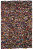 Safavieh Clearance Leather Shag LSG511M Multi Rug