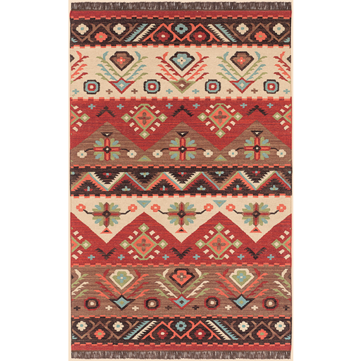 Livabliss Jeweltone JT-8 Red Rug