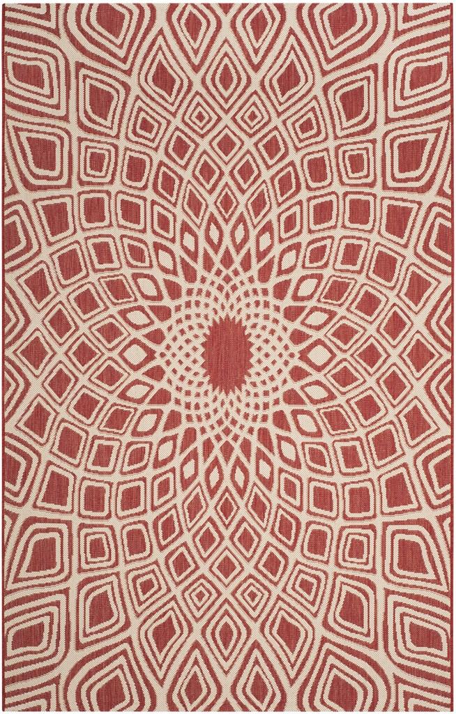 Safavieh Clearance Courtyard CY6616-23821 Red Rug