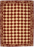 Safavieh Clearance Chelsea HK711C Burgundy Rug