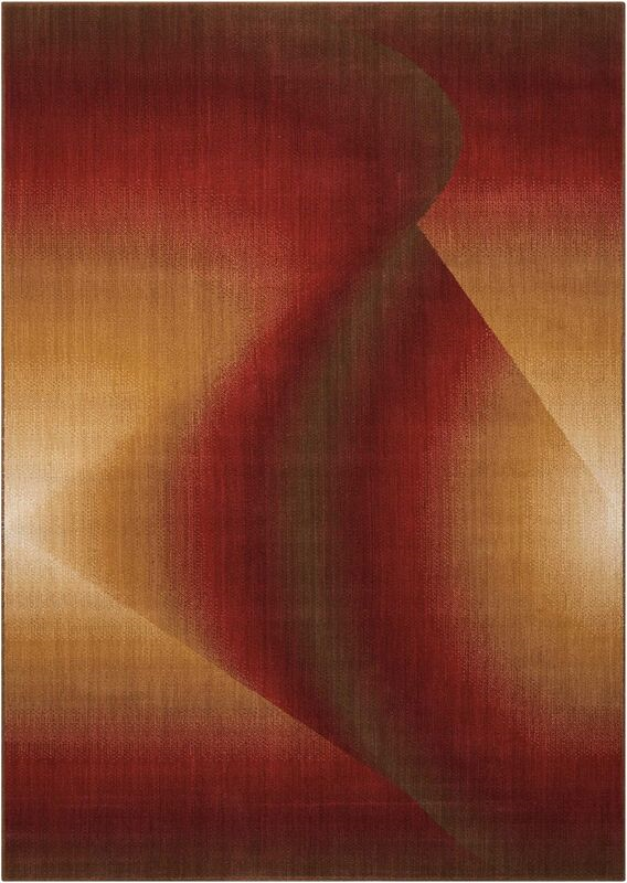 Nourison Clearance Radiant Arts RA04 Ruby Rug