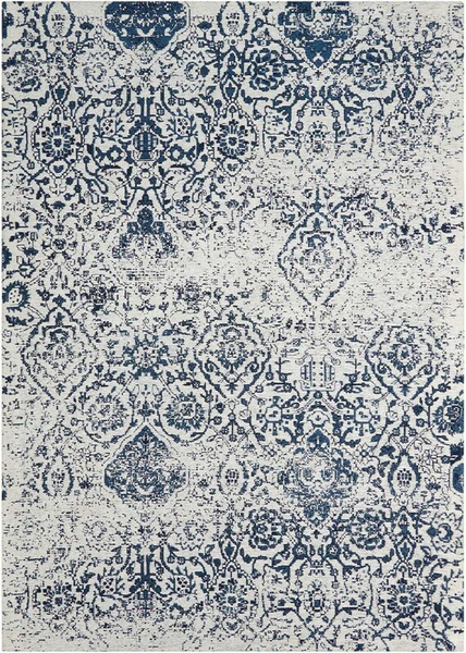 Nourison Clearance Damask DAS06 Navy Rug