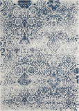 Nourison Clearance Damask DAS06 Navy Rug