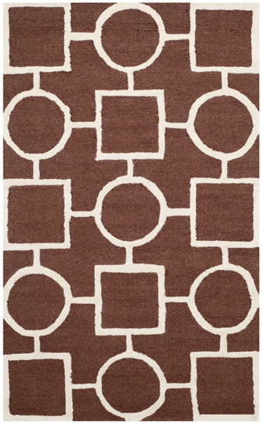 Safavieh Clearance Cambridge CAM143H Dark Brown Rug