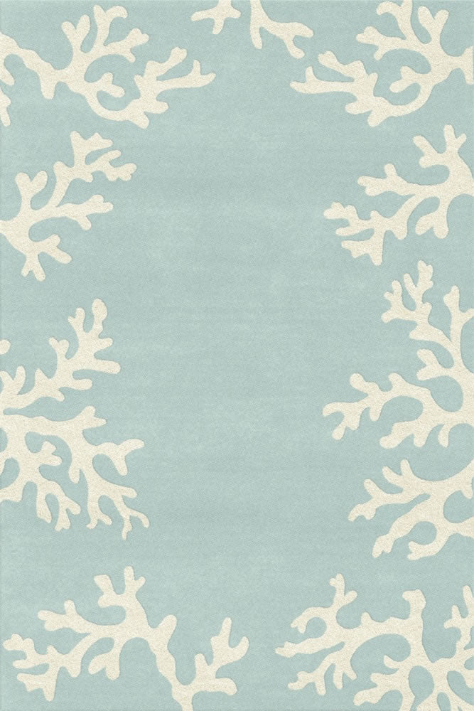 Delos, Inc. Coastal 1603 Aqua Rug