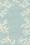 Delos, Inc. Coastal 1603 Aqua Rug