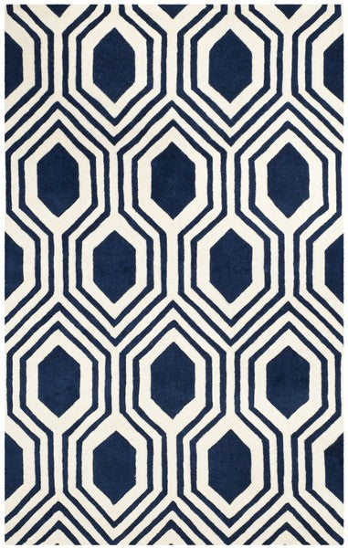 Safavieh Clearance Chatham CHT760C Navy Blue Rug