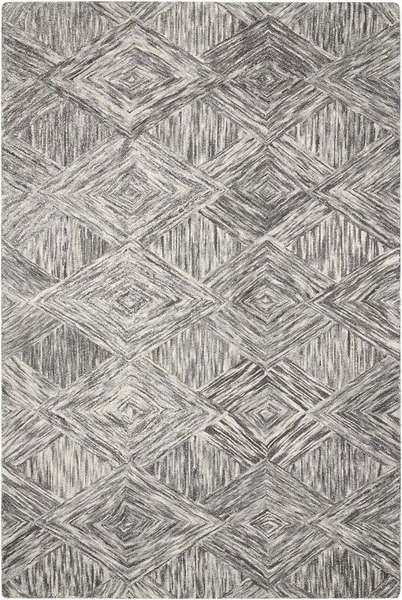 Nourison Sale Interlock ITL01 Charcoal Rug