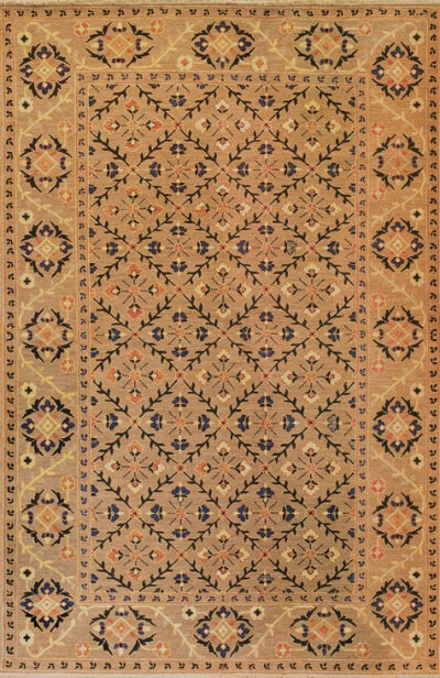 Tibet Rug Company Suzani SUZANI5 Tan Rug