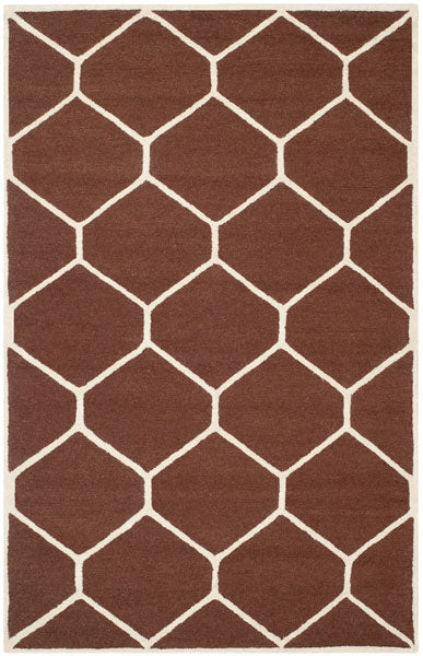 Safavieh Clearance Cambridge CAM144H Dark Brown Rug