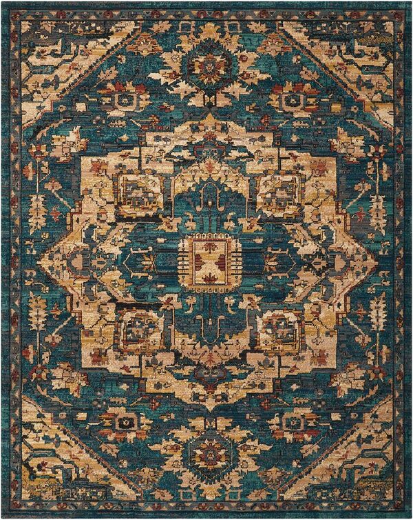 Nourison Clearance 2020 NR206 Teal Rug
