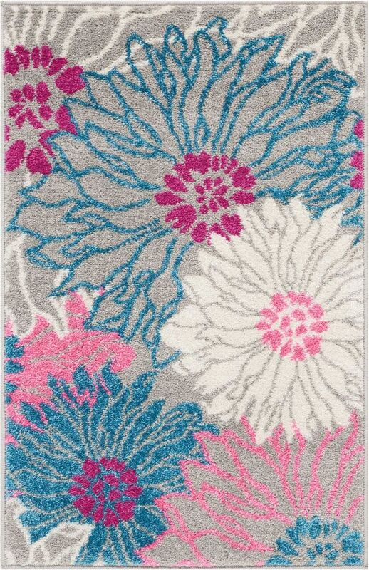 Nourison Sale Passion PSN17 Grey Rug