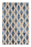 Anji Mountain Bamboo Rug, Co. Bell Bottom Blues AMB1117 Blue Rug