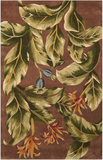 Nourison Tropics TS02 Khaki Rug