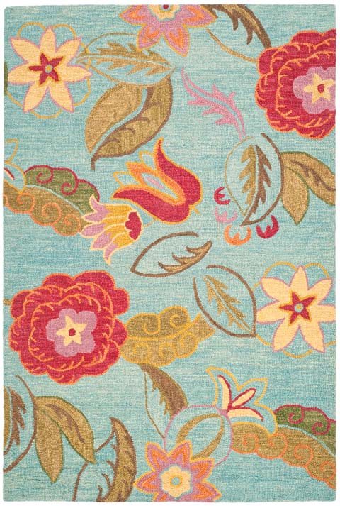 Safavieh Clearance Blossom BLM675A Blue Rug