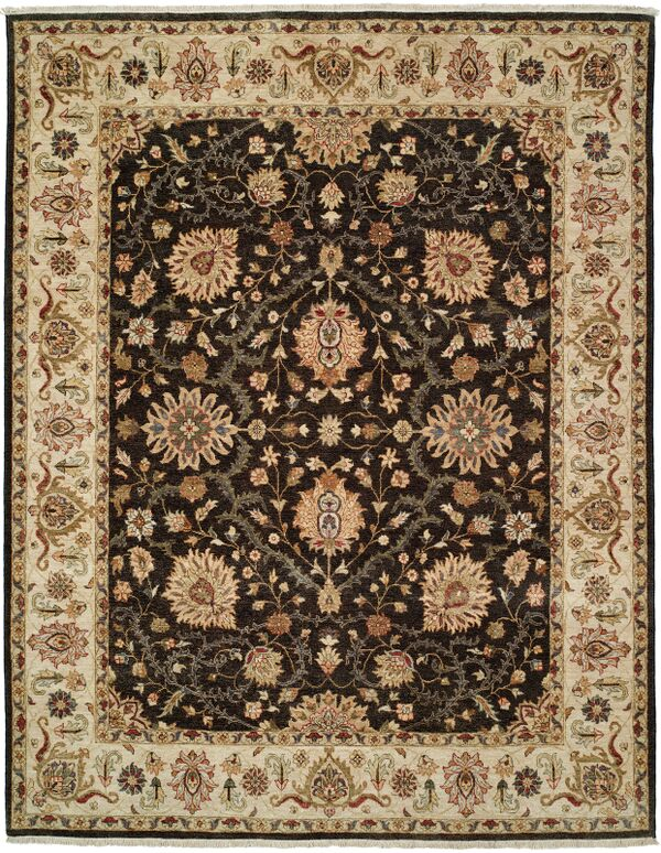 Shalom Brothers Royal Zeigler RZMSL02 Black Rug