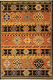 Tibet Rug Company Kazak KAZAK3 Orange Spice Rug