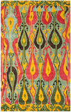 Safavieh Clearance Ikat IKT222B Blue Rug