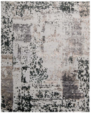 Nourison Silken Shadow SHA16 Silver Grey Rug