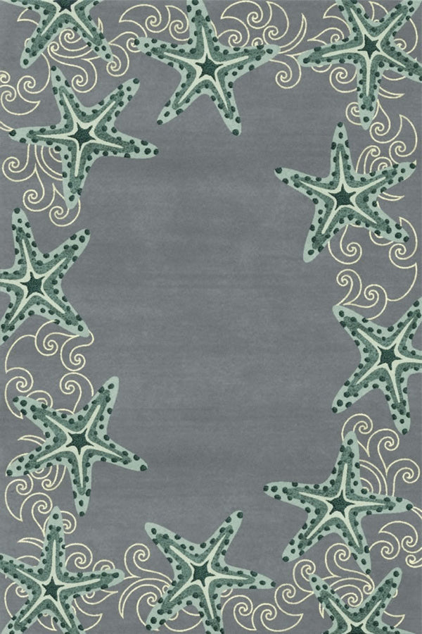 Delos, Inc. Coastal 1602 Smoke Rug