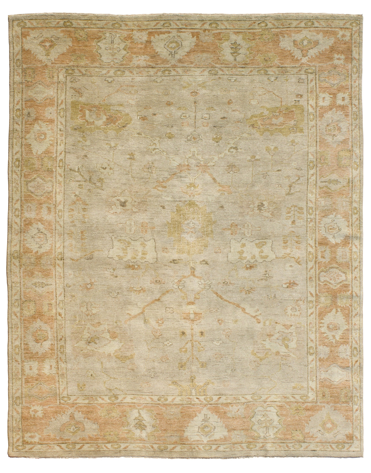 Rugs Done Right Kittering KG27 Slate / Salmon Rug