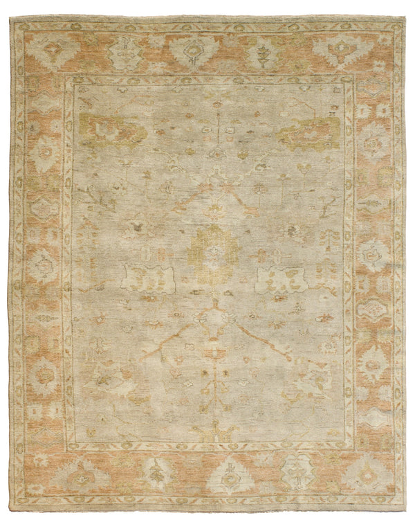 Rugs Done Right Kittering KG27 Slate / Salmon Rug