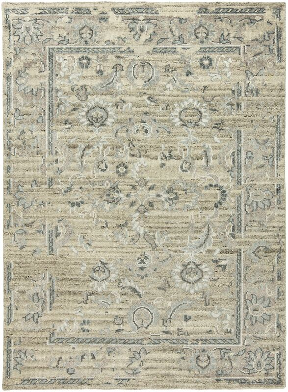 HRI Antique Natural AN321 Natural Rug