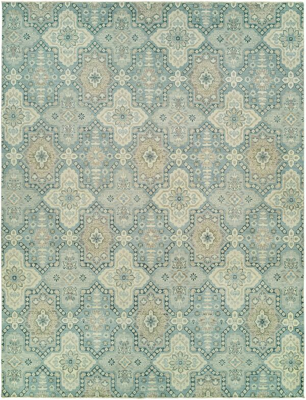 HRI Elegance ELE2 Light Blue Rug