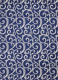 Nourison Clearance Grafix GRF19 Navy Blue Rug