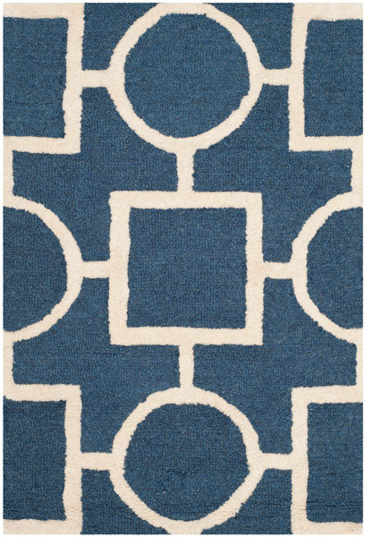 Safavieh Clearance Cambridge CAM143G Navy Blue Rug