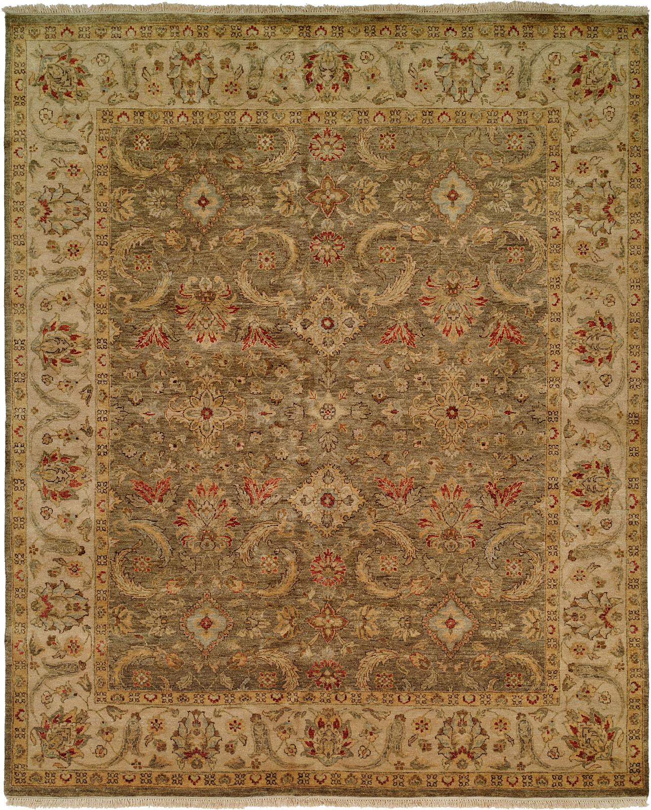Rugs Done Right Barre E10 Green / Ivory Rug