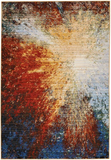 Nourison Chroma CRM02 Red Flare Rug