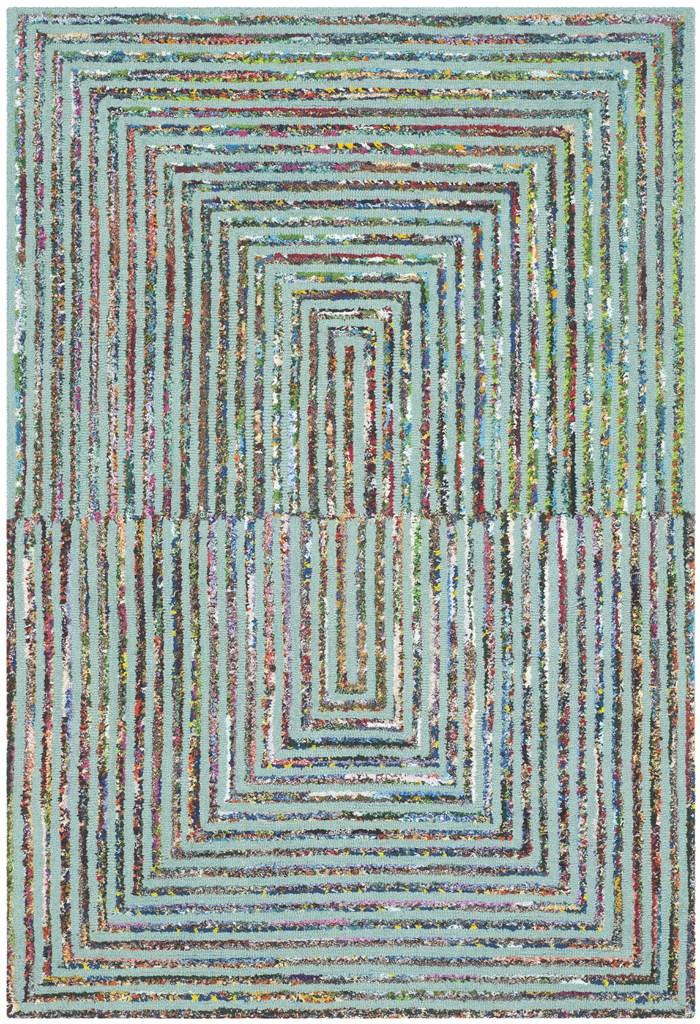 Safavieh Clearance Nantucket NAN603A Teal Multi Rug