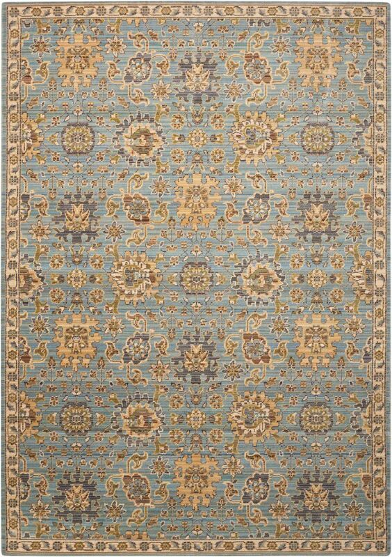 Nourison Clearance Timeless TML19 Light Blue Rug