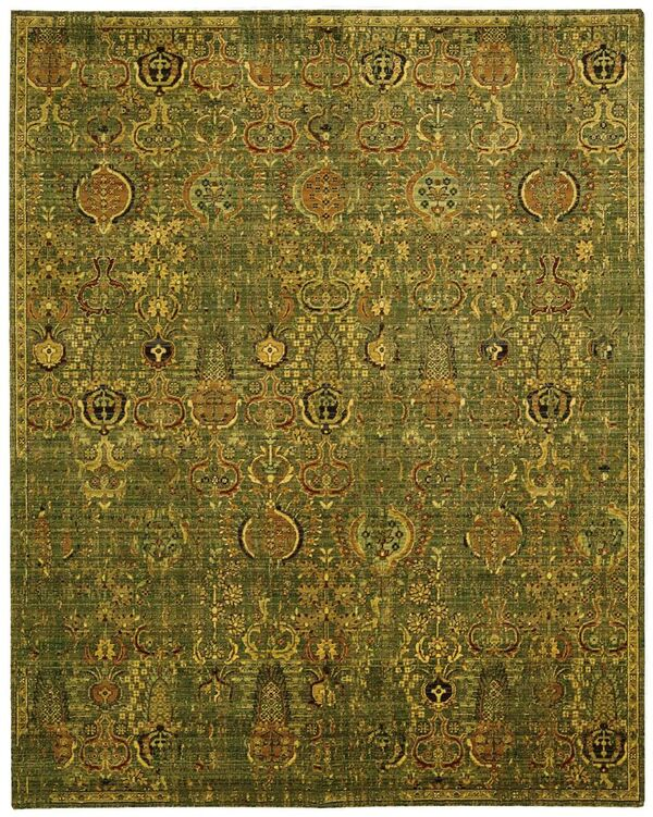 Nourison Clearance Timeless TML11 Golden Sage Rug