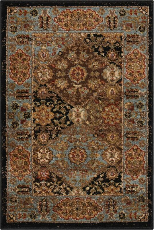 Nourison Clearance Delano DEL03 Black Rug