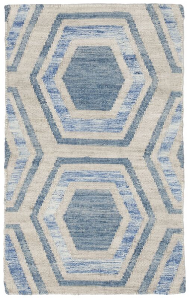 Shalom Brothers Durham Kilim DK-11 Blue Rug
