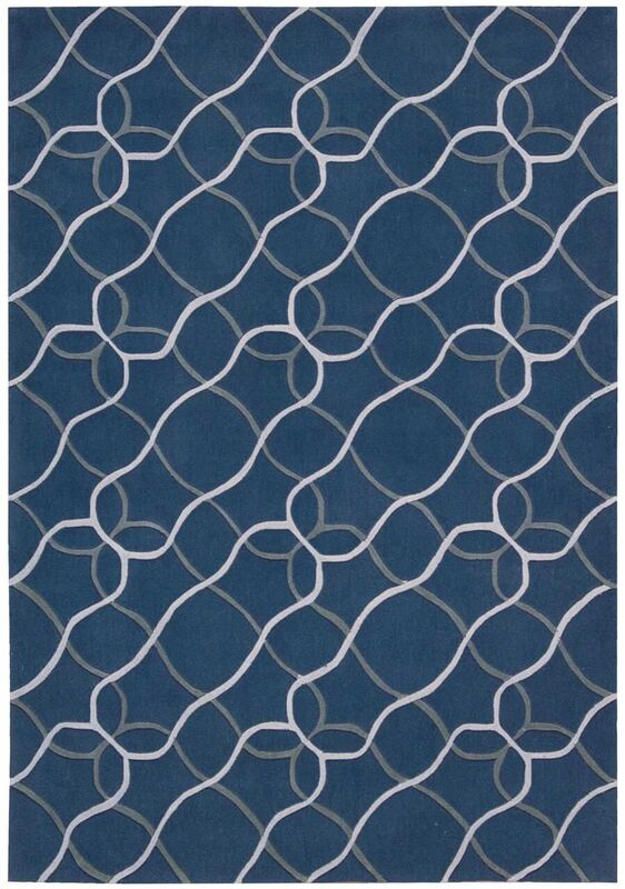 Nourison Sale Contour CON41 Denim Rug