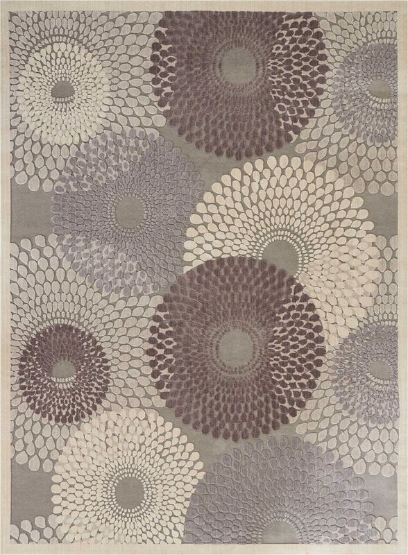 Nourison Clearance Graphic Illusions GIL04 Gray Rug