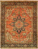 Shalom Brothers Jules Serapi JS454 Burnt Orange Rug