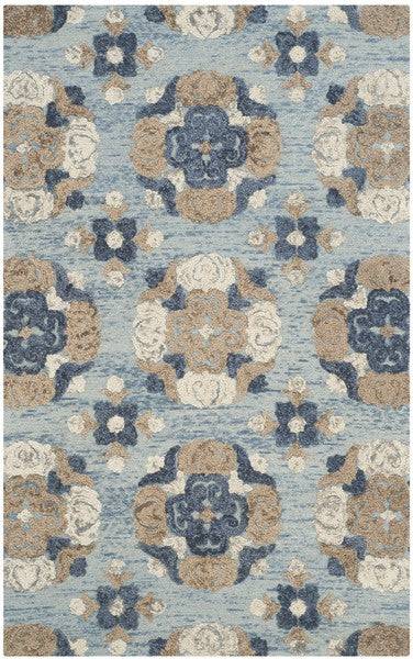 Safavieh Clearance Blossom BLM403B Light Blue Rug