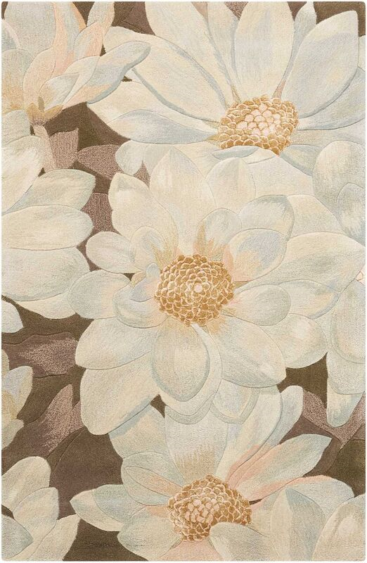 Nourison Tropics TS13 Mocha Rug