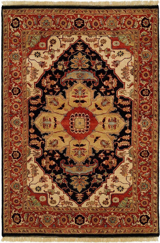 Rugs Done Right Berlin BM04 Black / Rust Rug