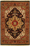 Rugs Done Right Berlin BM04 Black / Rust Rug