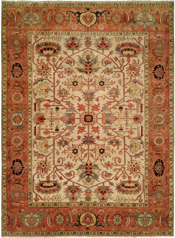 HRI Serapi Heritage SH45 Ivory Rug