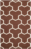 Safavieh Clearance Cambridge CAM146H Dark Brown Rug