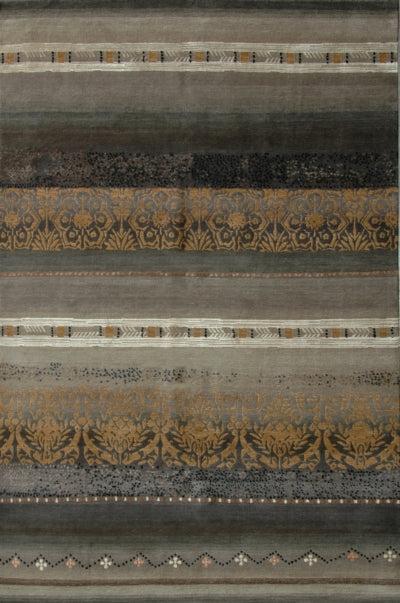 Tibet Rug Company 100 CT w/ Silk Arabesque Bronze Rug